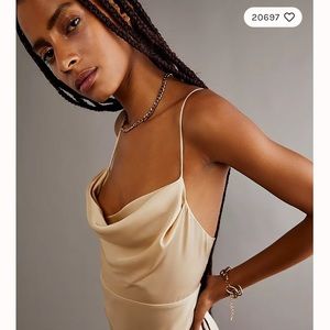 FREE PEOPLE/Frame Partners Rosabel Dress in creme.
